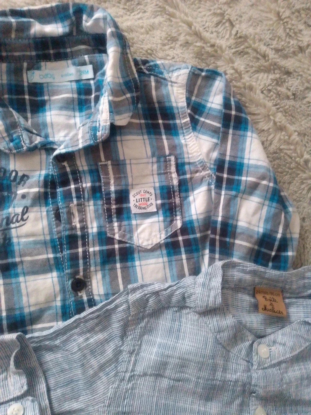 Lot de 2 chemises garçon 2 ans – photo 4